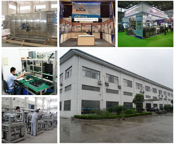 Plate Type Pasteurized Milk Processing Line Hot Pressure Pump Extraction Coefficient 0.98