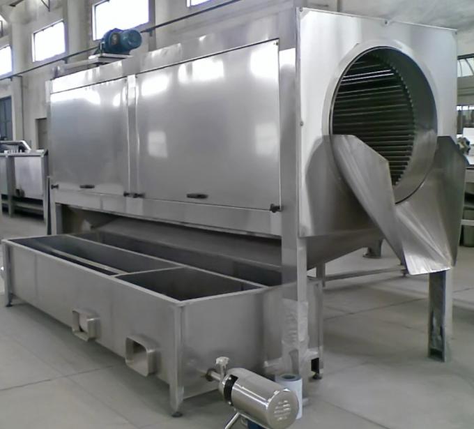 Energy Saving Pickle Cutting Machine , Vegetable Washing Machine Automatic Temperature Control